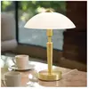 Lampe de table SOLO 1 1 ampoule laiton mat