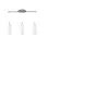 Suspension TROY 3 3 ampoules nickel satiné
