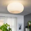 EGLO Optica - Plafondlamp - Ø35 cm - Nikkel-Mat - Wit