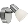 Spot DAKAR 1 1 ampoule nickel satiné