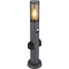 Lampadaire - Boston - anthracite - métal - ø 13cm - E27 - - Globo