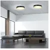Globo, Applique + plafonnier, Plafonnier Wiss noir mat 1xLED (3100 lm)