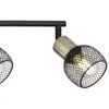 Globo - spot - Fiastra - noir - métal - spot en saillie - E14 -