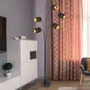 Globo vloerlamp Clarke - zwart - metaal - 15229S4