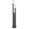 Globo - Lampe sur pied d'extérieur Lampe sur pied de jardin en acier i...