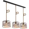 Globo hanglamp Marco - zwart - metaal - 15641-3H