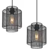 Globo hanglamp Augustin - zwart - metaal - 15664-4H