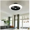 Globo Ventilateur de plafond avec éclairage Plafonnier silencieux avec ventilateur Plafonnier chambre à coucher, fonction mémoire de refroidissement, 18