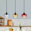 Globo Lampe suspendue pour salle à manger, plafonnier en verre, à 3 lampes