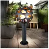 Globo Lampadaire lampadaire extérieur boule de lampe de jardin en acie...