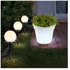 Globo - Lampe solaire prise lampe boule lumineuse extérieure avec piqu...