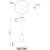 Globo Suspension lampe suspendue plafonnier led lampe de salle à manger aluminium gris verre couleur fumée