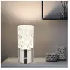 GLOBO Lampe de table avec variateur tactile LED Lampe de chevet Batter...