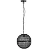 GLOBO LIGHTING Lampe suspendue lampe de table à manger suspension lampe de salon tresse noire d 30cm