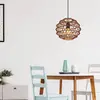 Globo hanglamp Senni - zwart - metaal - 29 cm - E27 fitting - 15689HB