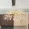 Hanglamp DANNA ø61CM G9 Goud 8-Lichts Amber