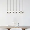 GLOBO LIGHTING Lampe suspendue lampe de salle à manger cristaux gris 3 ampoules CCT LED H 150 cm
