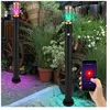 Globo Lampadaire dimmable led lampadaire extérieur avec détecteur de m...