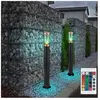 Globo Lampadaire éclairage extérieur dimmable avec télécommande fumée ...