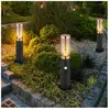 Globo Lampadaire lampadaire éclairage extérieur cuivre fumé extérieur avec détecteur de mouvement lampadaire de jardin, plastique inox, 1x E27, DxH 7,6x45