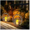 Globo - Lampe solaire boule orientale décorative lumière jardin solair...