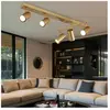 GLOBO LIGHTING Plafonnier spot plafonnier métal doré rotatif orientable 5 flammes