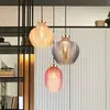Globo Suspension lampe suspendue plafonnier lampe de salle à manger métal doré verre d 45 cm