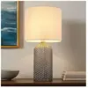 GLOBO LIGHTING Lampe de table lampe de chevet lampe de salon en verre gris H 50 cm