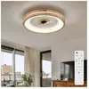 Globo Ventilateur de plafond avec éclairage plafonnier télécommandé à intensité variable lampe en bois pour chambre à coucher, avant/arrière, 3 niveaux de