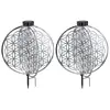 Globo - Lampe solaire lampe décorative orientale lampe de jardin fleur...