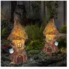 Globo - Maison de fée pour le jardin, décoration solaire pour jardin e...