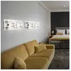 Globo Applique murale cristaux cristal applique moderne verre chrome, finition satinée, 2 lampes douille G9, LxlxH 24x11x10 cm, lot de 2