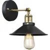 GLOBO LIGHTING Applique laiton vieilli - L 22 x l 20 x H 26 cm - Noir