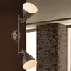 Globo Spot de plafond 2 flammes lampe de salon plafonnier couleur roui...