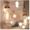 Lampe vintage led 4 w E27 Edison filament ampoule verre dimmable 200 Lumen Globo 11405F