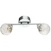 Globo Plafonnier spot led Plafonnier led 2 flammes Plafonnier deux spo...