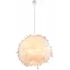 Globo - hanglamp - Katunga - wit - kunststof - Ø 45cm - E27 - 15057