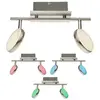 Plafonnier led rgb spot spot dimmable télécommande lampe en cristal mo...