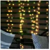 Guirlande lumineuse LED lampe de jardin lumière extérieure guirlande l...