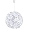 Globo hanglamp Stella - messing - kunststof - 60 cm - E27 fitting - 15024
