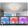 Plafonnier led rgb chambre à coucher lampe effet ciel étoilé télécomma...