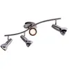 Globo Led plafonnier lampe chrome salon éclairage couloir lumière spot...