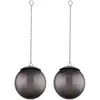 2x led lampes suspendues solaires fumée jardin extérieur lampes boule ...