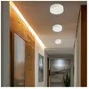 GLOBO LIGHTING Plafonnier led plafonnier blanc lampe de cuisine lampe de couloir, aluminium, 10W 470lm blanc chaud, DxH 15 x 4 cm, lot de 3