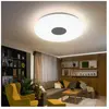Globo Plafonnier led plafonniers plafonnier de salon de forme ronde, chrome avec abat-jour acrylique, 1x led 18W 1260 lm blanc chaud, 37,5 cm