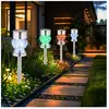 Globo - Lampe d'extérieur lampe solaire décoration de jardin rgb crist...