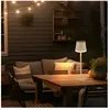 Globo - Lampe de table solaire lampe d'extérieur couleur sable lampe d...