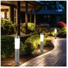 Globo Lampe solaire en acier inoxydable Lampe d'extérieur Piquet de te...