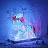 GLOBO LIGHTING Lampe de table lampe de table cheval de poche effet cristal chambre d'enfant led h 26 cm
