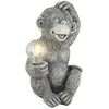 Lampe solaire singe Décoration de jardin Figurine animale Lampe solair...